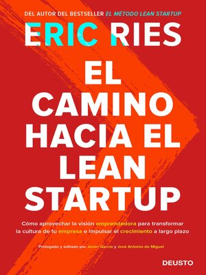cover image of El camino hacia el Lean Startup